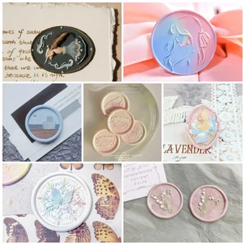 Fire seal head fine carving beautiful relief copper head hand Diy stamp account invitation envelope stamp seal children&#x27;s craft toys