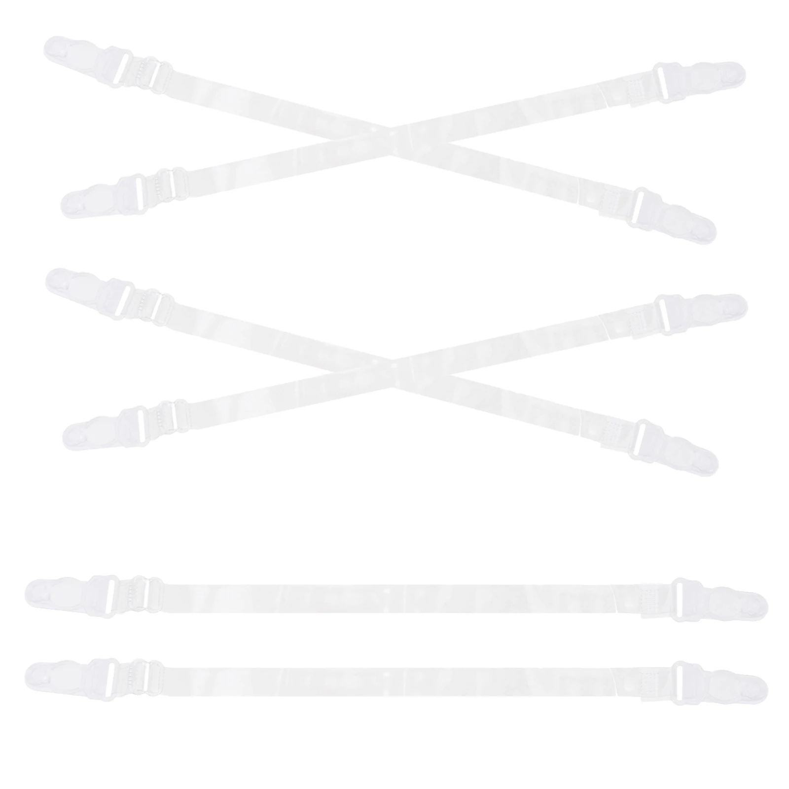 

Anti-Slip Bra Strap Clips Adjustable Shoulder Bands For Women Accessories Clear Straps For Vest Halter