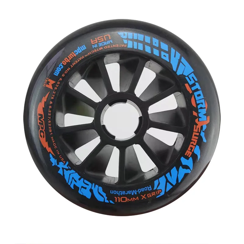 MPC XGrip Inline Skates Wheels, SRC XXFirm XFirm Firm 125/110/100/90mm Speed Skates Roller, Marathon Racing Street Skates Wheels