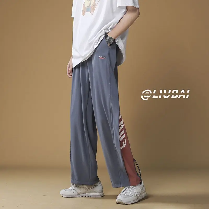 Spring and Summer Thin Loose and Versatile Trendy Typants Sports and Casual Straight 2025 New Men's Pants