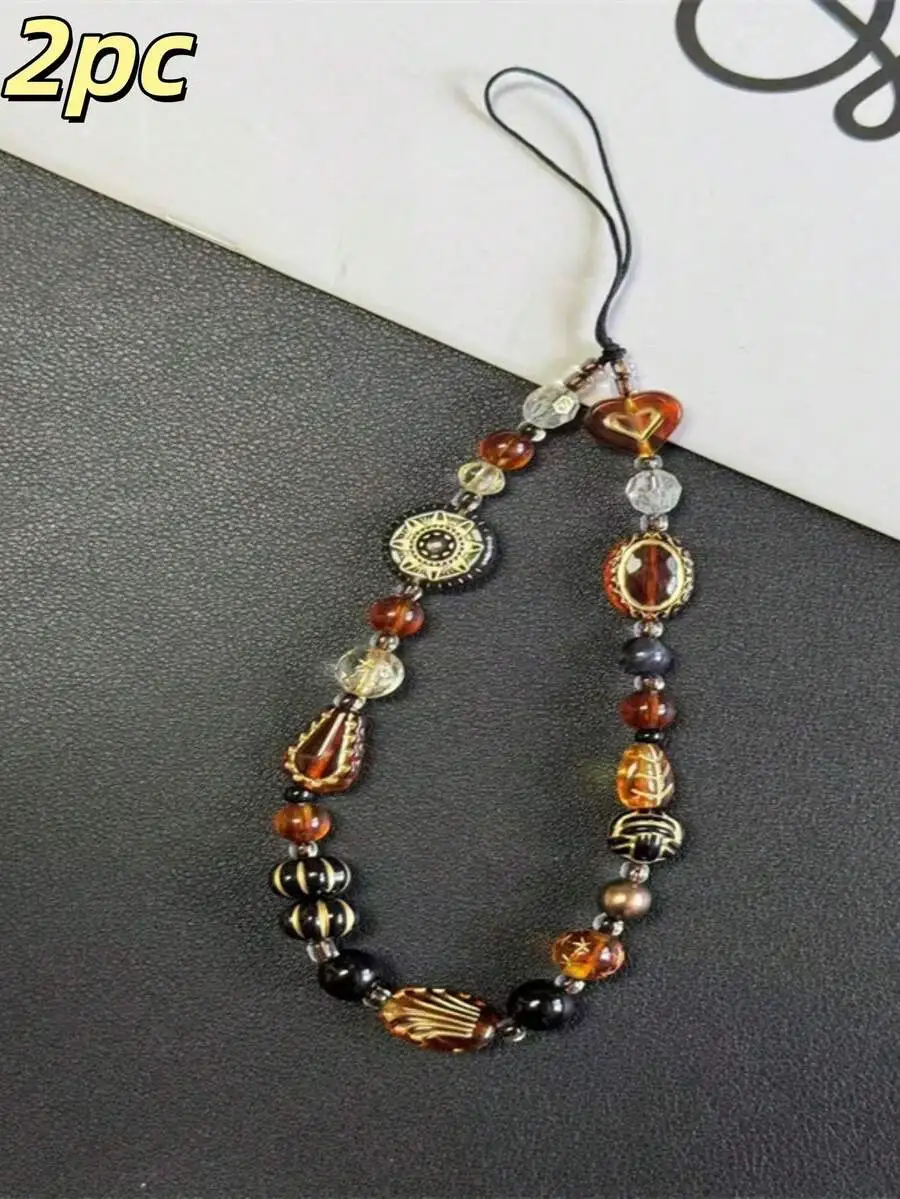 

Exotic Lily Flower Phone Lanyard with Beaded Design for Wrist Wear Outdoor Travel Shopping Ideal Gift for Loved Ones