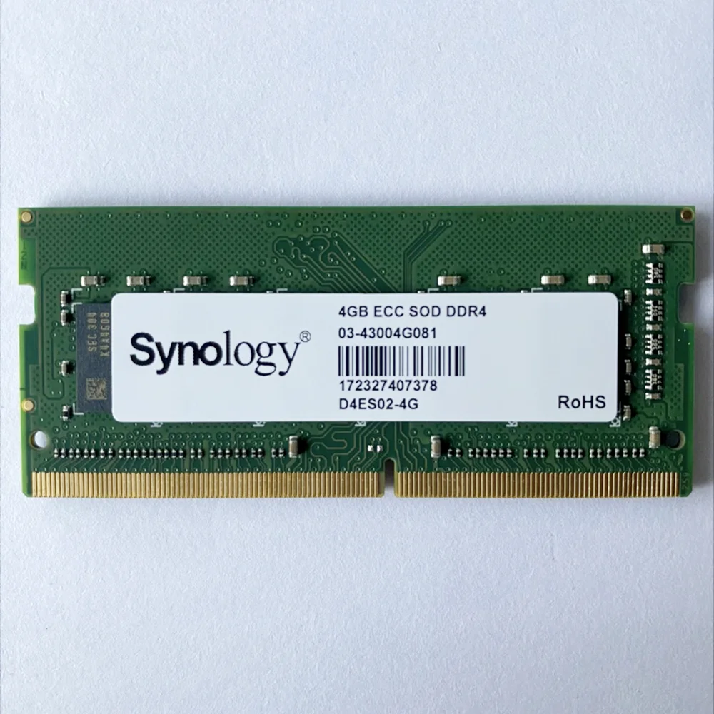 Original Synology D4ES02-4G DDR4 RAM Memory Module 4 GB 1 x 4 GB DDR4 ECC  (D4ES02-4G)