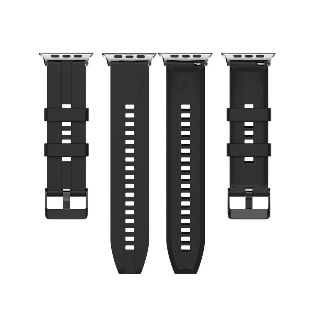 حزام ساعة من السيليكون متوافق مع سلسلة Apple 10 9 8 7 6 5 4 3 2 SE 38 40 44 42 41 45 46 Ultra 2 49 مللي متر أحزمة الساعة الذكية