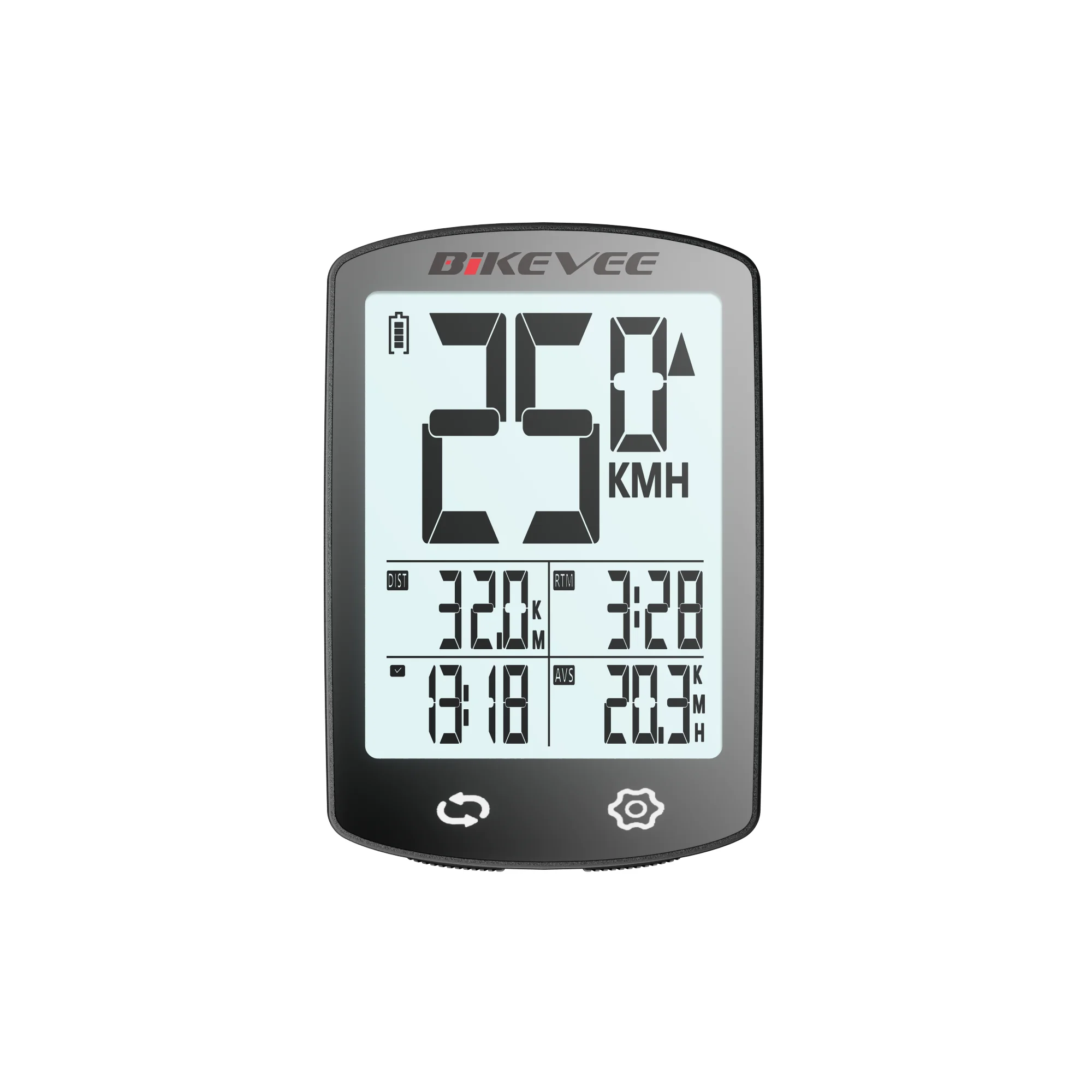 Wireless Bike Computer Large Screen USB Rechargeable Ultra-Long Standby Time Bicycle Speedometer Waterproofing Cycling Odometer