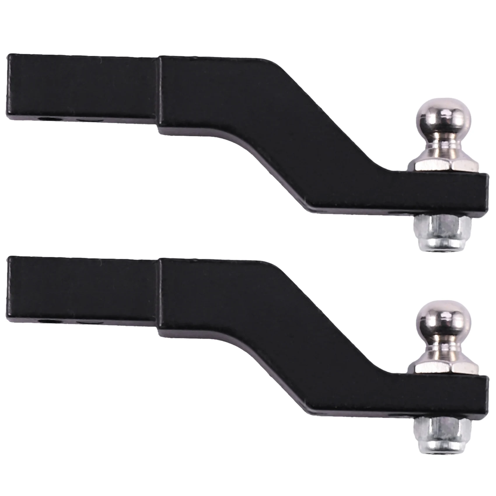 2X RC Car Metal Trailer Hook Drop Hitch Receiver For 1/10 RC Crawler TRX4 TRX-4 Rear Bumper Hook Upgrade Parts