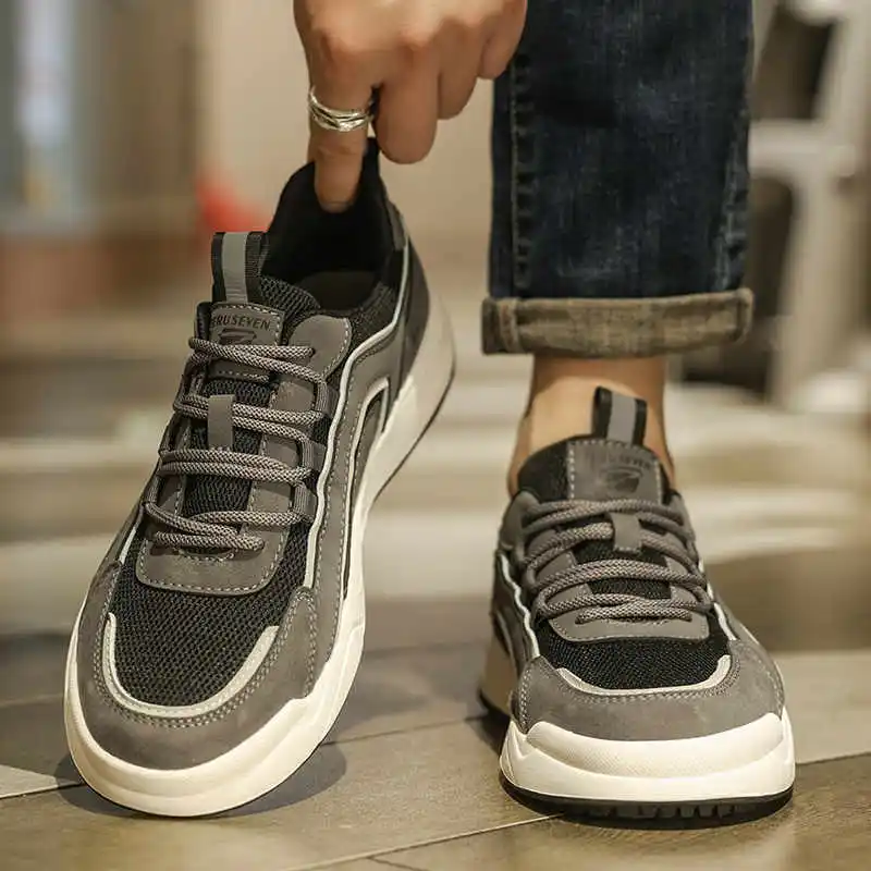 

Короткая популярная спортивная обувь для мужчин, тренировочные ботинки, кроссовки большого размера, брендовые повседневные лоферы Tenia, промышленное шитье, низкое предложение