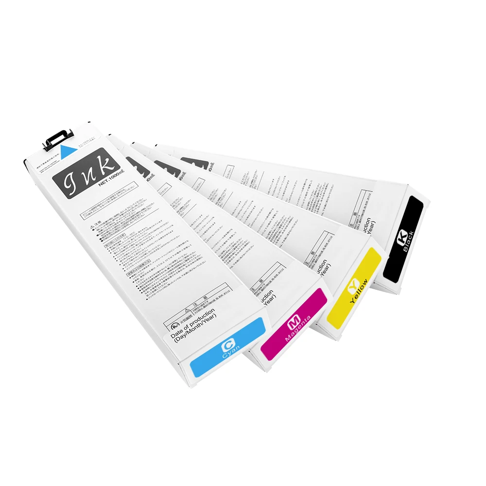 

No Chip Compatible Ink Cartridge For Riso Comcolor X7200 X7250 7200 7250 X7250A EX7250 Pigment Ink Cartridge K C M Y 1000ml/PC