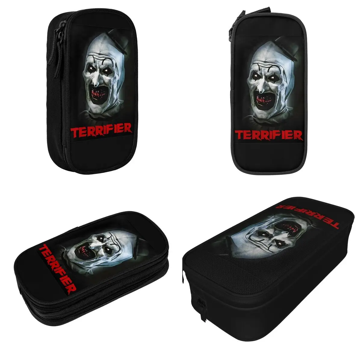 Terrifier Medium Horror Pencil Case Creative Pen Bags Girls Boys Big Capacity Students School Gift Pencilcases