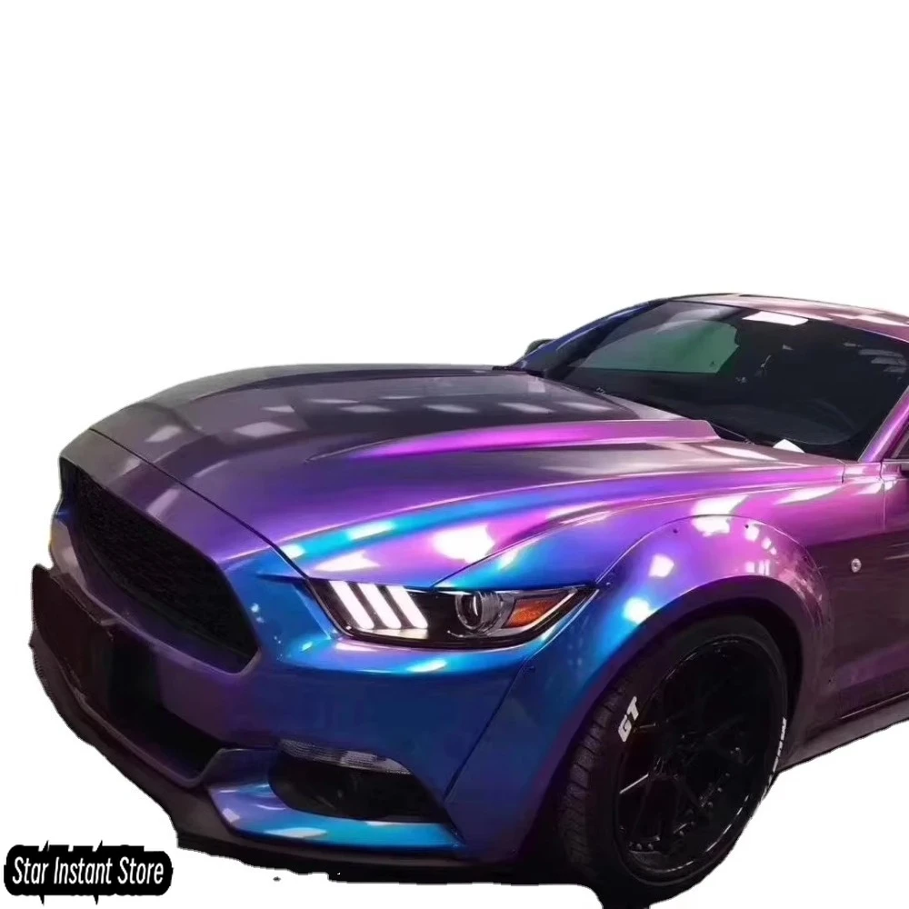 

Chameleon Color Changing Film, Diamond Shining Series: Black White Red Green Purple Gold Blue Grey