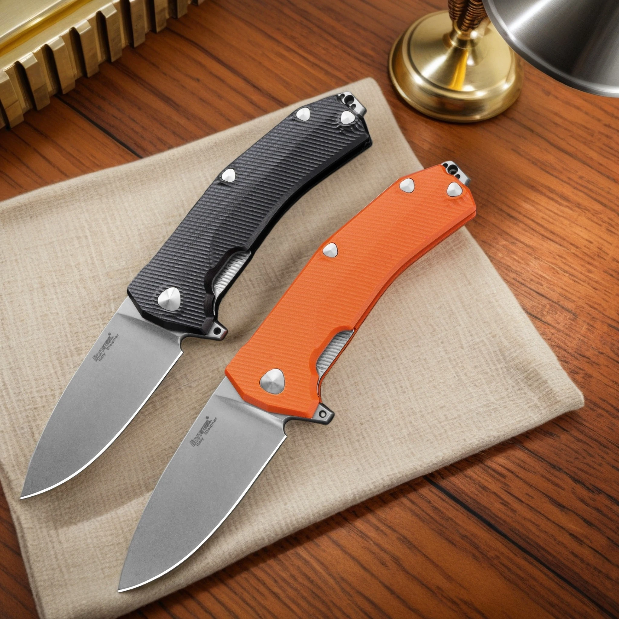 

Складной нож Lion Steel - классический и практичный - компактный карманный нож - высокопрочная сталь D2 - миниатюрный нож - нож для фруктов