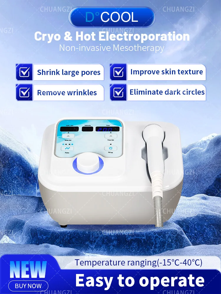 

Cool And Hot Electroporation RF Lift Skin Tightening Rejuvenation Thermal Anti-aging Machine Muscle Stimulator Beauty Equipment