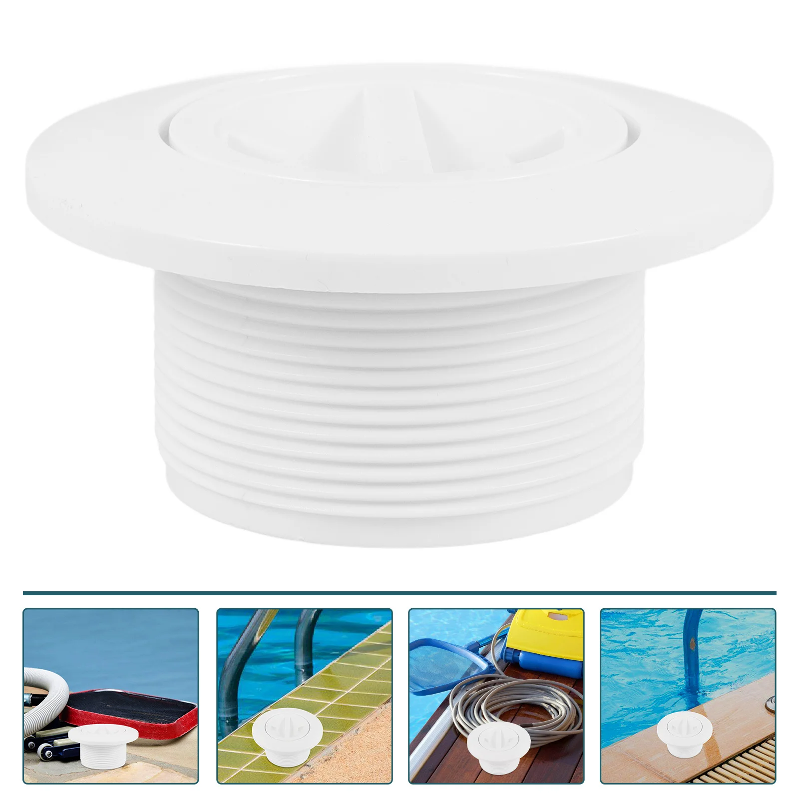

Pool Drain Safety Cover Durable Anti Slip Suction Cover for Pool Vacuum Heads Efficient Debris Protection