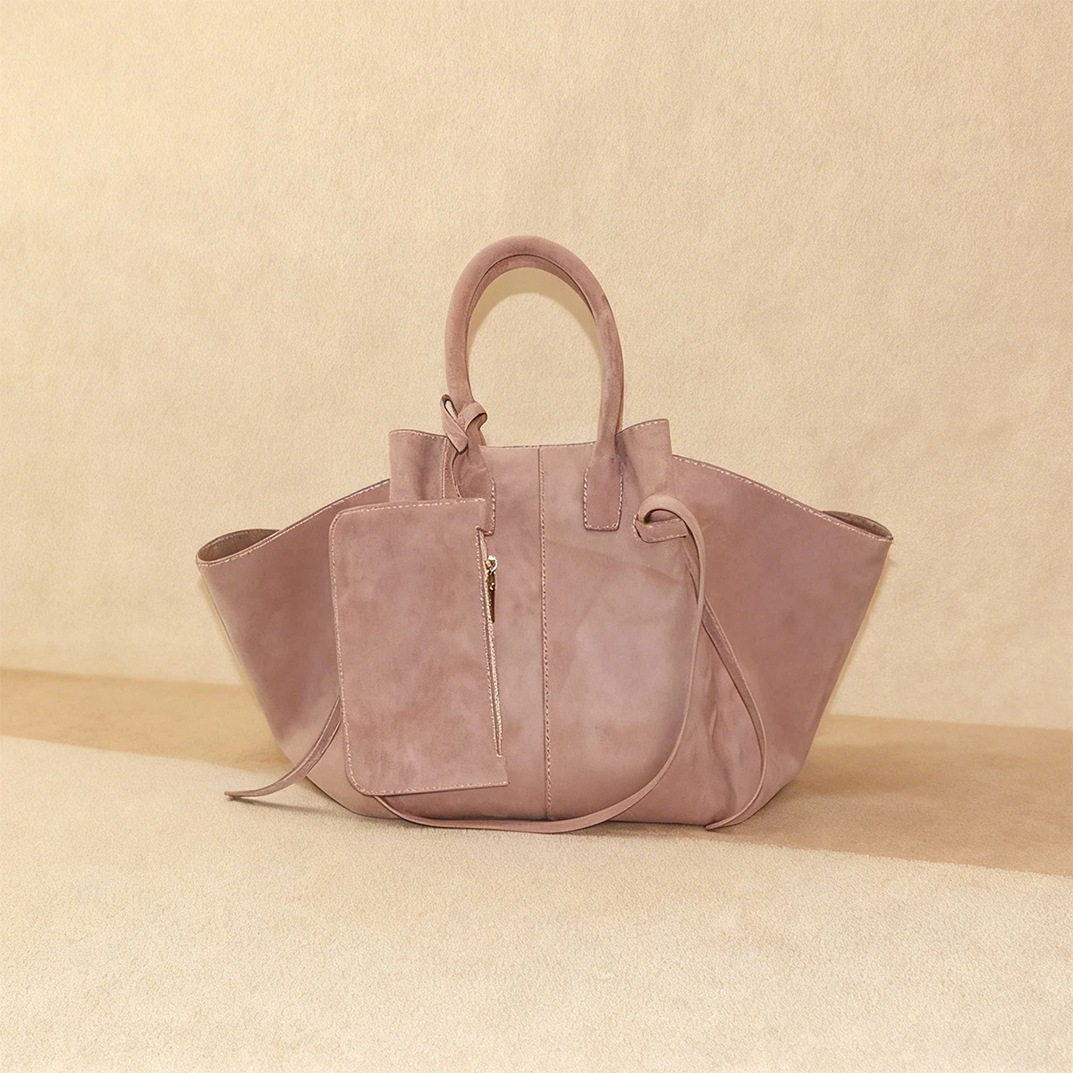 JIOMAY 2026 Damen Neue Vintage Tragetasche Große Wildleder Schultertasche Retro Hochwertige Handtasche und Unterarmtasche – Detail 10