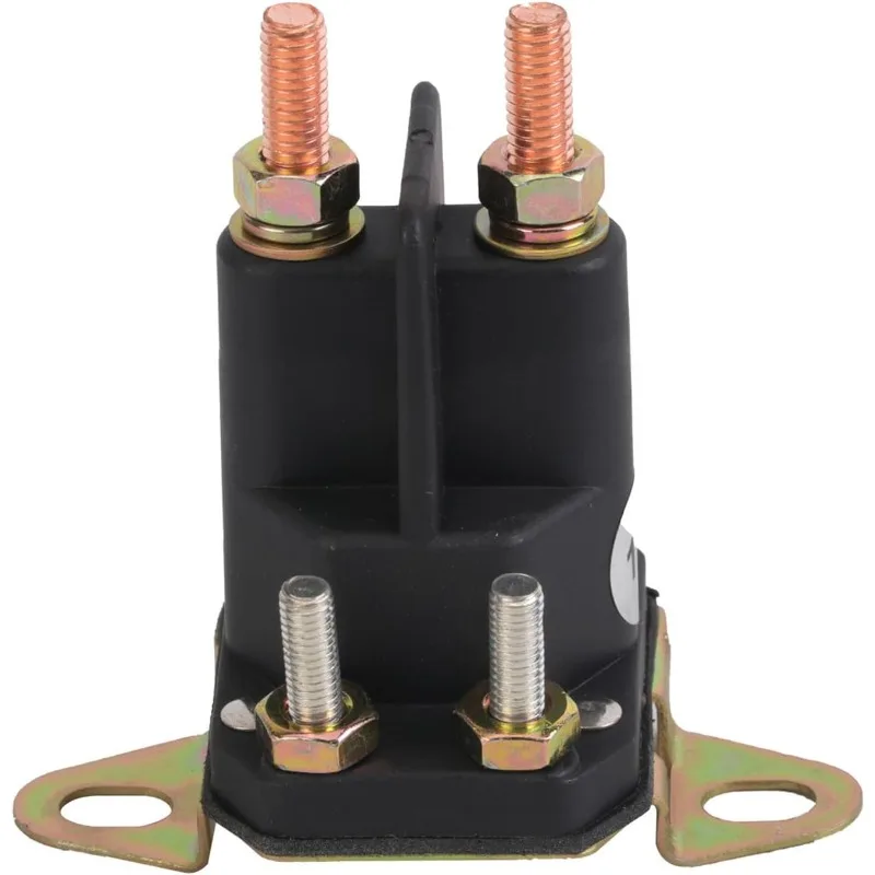 Starter Solenoid 12V 4 Terminal with 2 Hole Bracket 117-1197 For Toro TimeCutter Riding Mower 74360 74363 74365 74366 74370