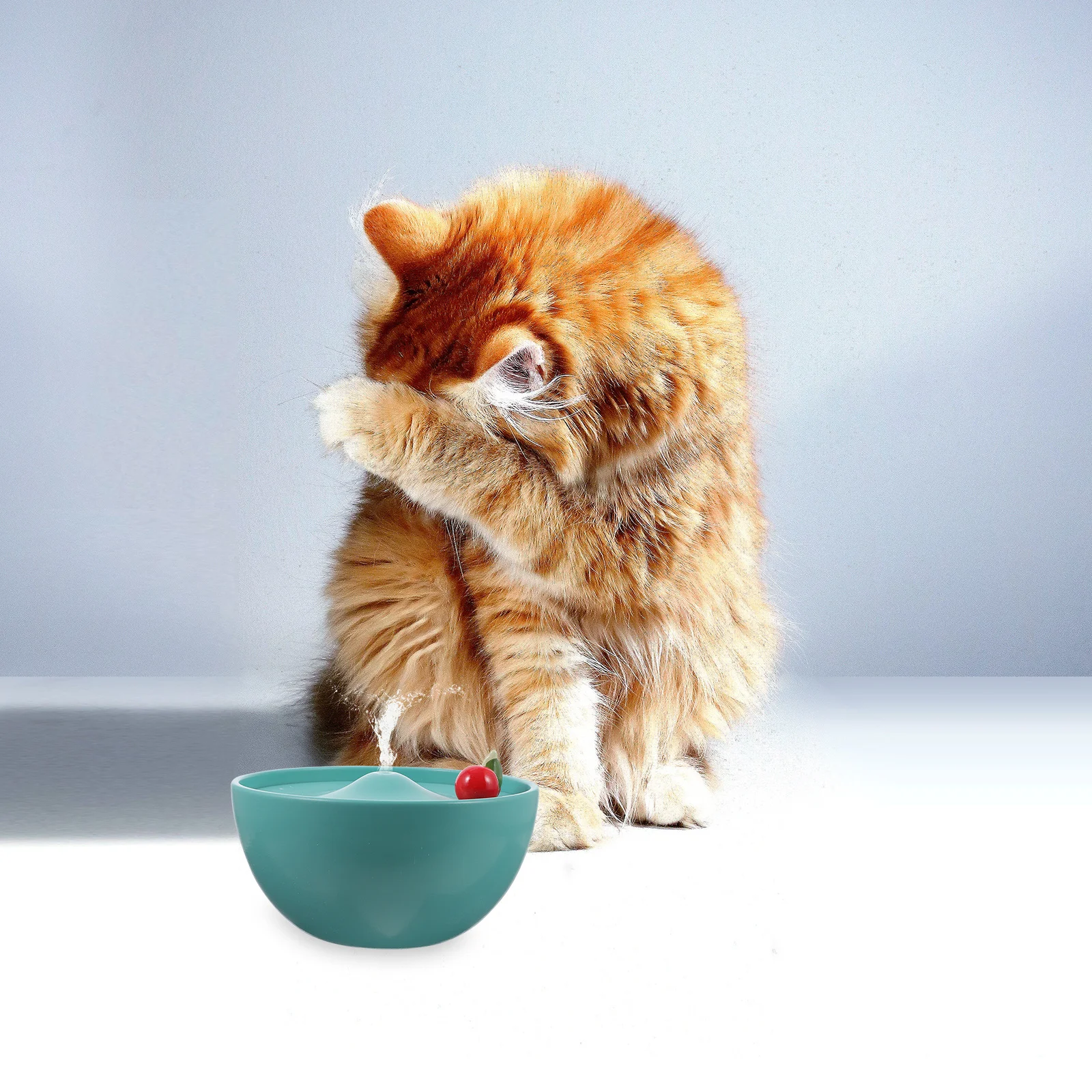 

1Pcs Ceramic Cat Drinking Fountain USB Automatic Water Dispenser Durable Pet Waterer for Dog Cat Rabbit Small Pets