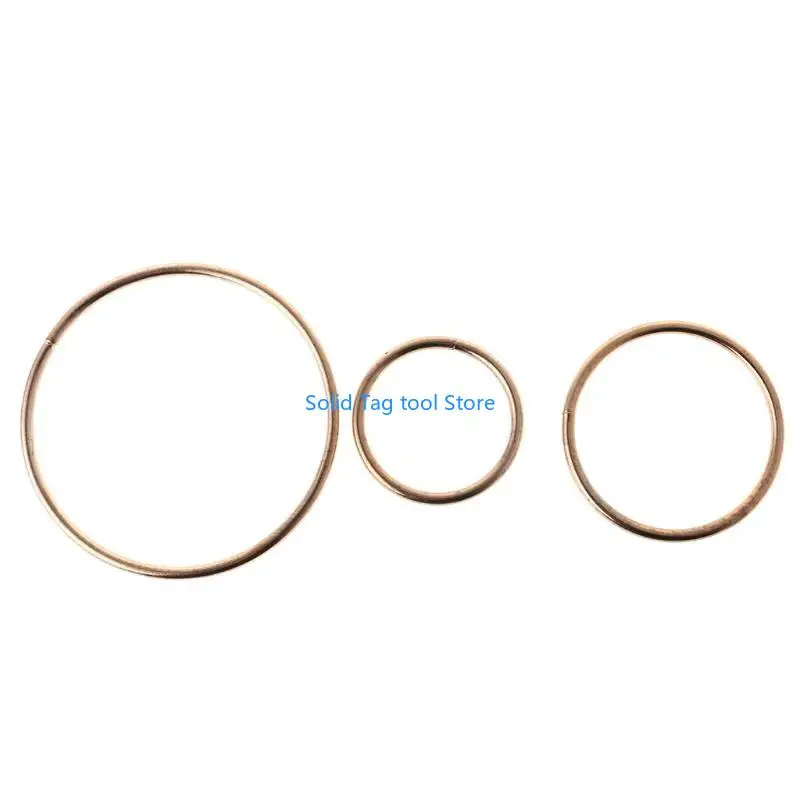4xfd Round DreamCatch Circle Gold Color Round Wire Wire Making