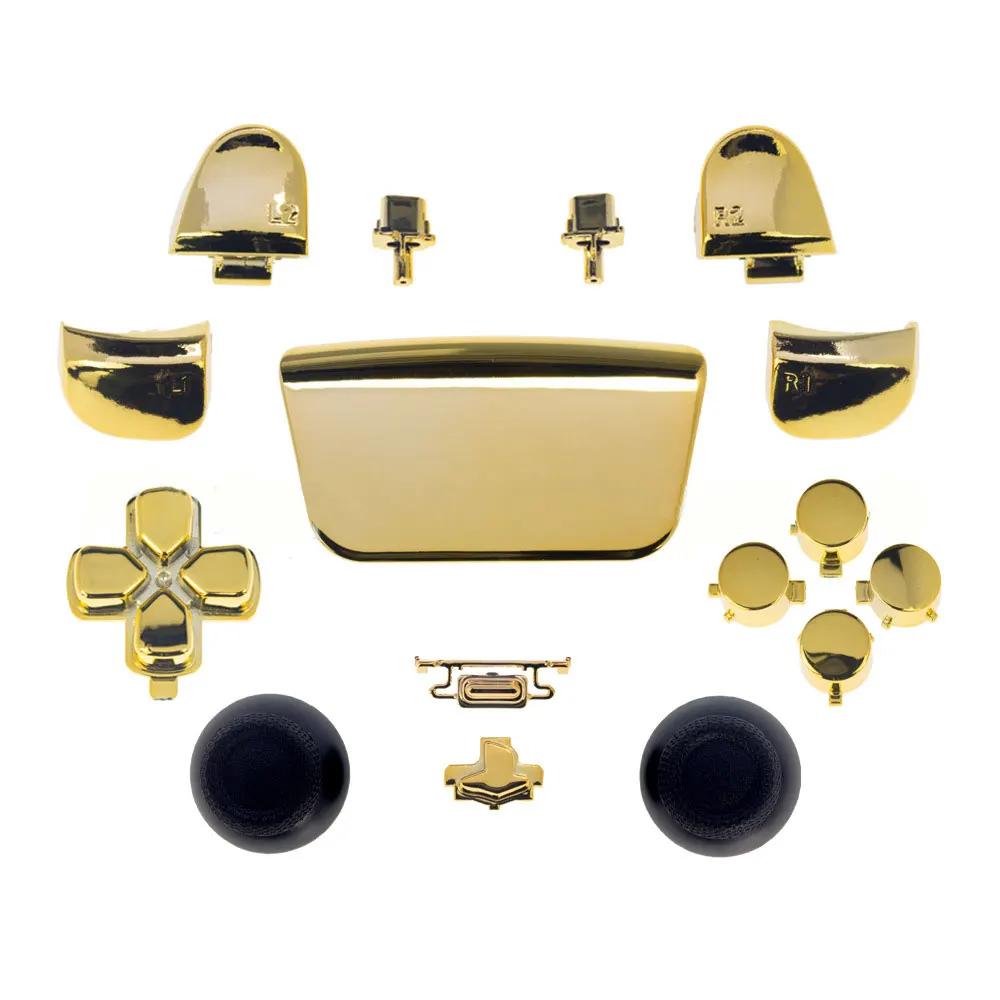 16 Color for PS5 V2.0 controller plating R1 L1 R2 L2 tool handle button repair kit PS5 BDM-020 plating clear