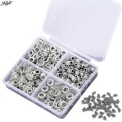 Various Tibetan Bail Beads Charms Connectors Spacer Bead For Jewelry Making DIY Needlework Beaded Bracelet Accessories