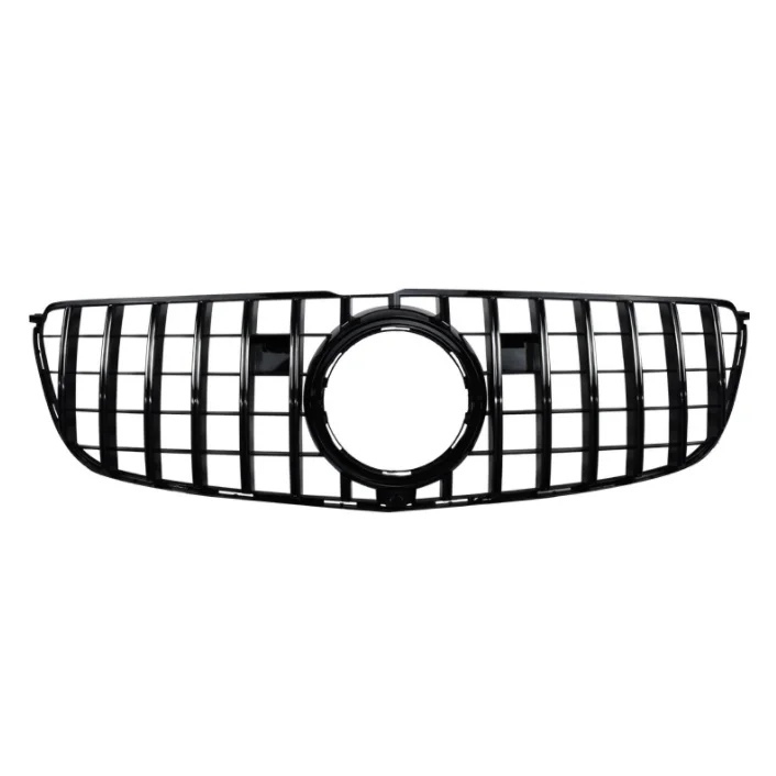 Automotive Parts Hood Grille For Mercedes Benz GL 2013-2015 Upgrade GT Style Mercedes X166 GL Front Grille