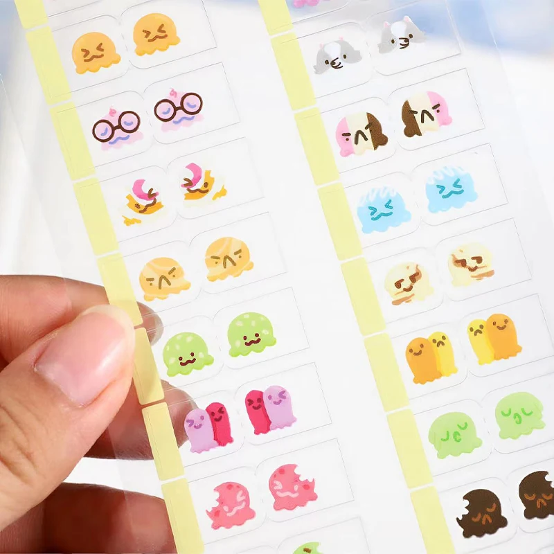 22/44 قطعة من علامات تبويب الفهرس المزخرفة بطابع الآيس كريم اللطيف وعلامات المرجعية، مثالية للمجلات والدفاتر الملاحظات وإكسسوارات المذكرات