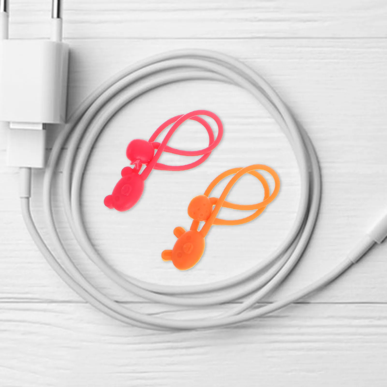 5Pcs 탄성 실리콘 밴드 도시락 상자 책 케이블 식품 파우치에 대 한 유연한 신축성 바인딩 스트랩 다기능 밴드