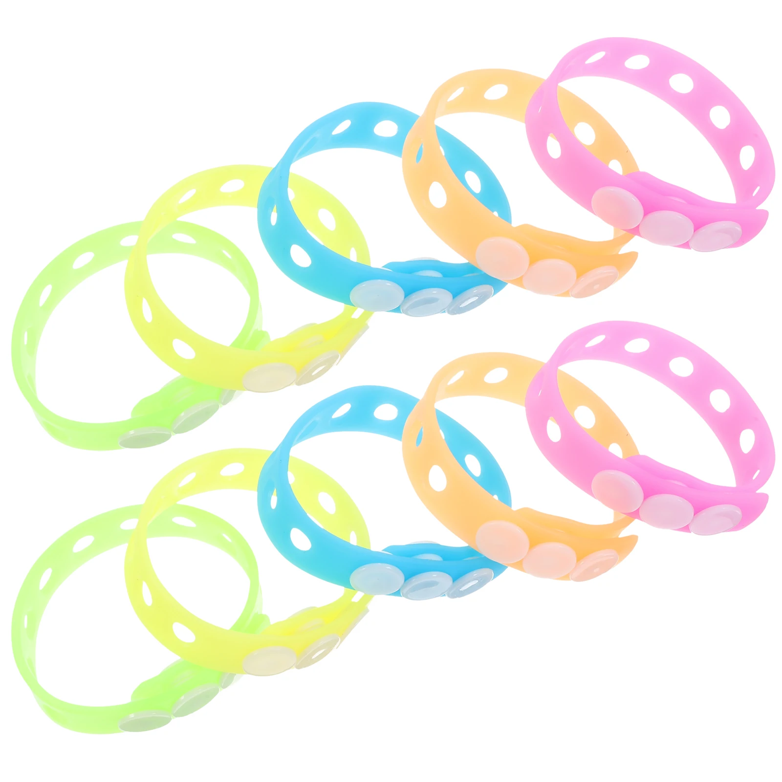 

10Pcs Glow Bracelets Luminous Wristbands for Kids Adults Lightweight Comfortable Glow in Dark Party Luminous Bracelet