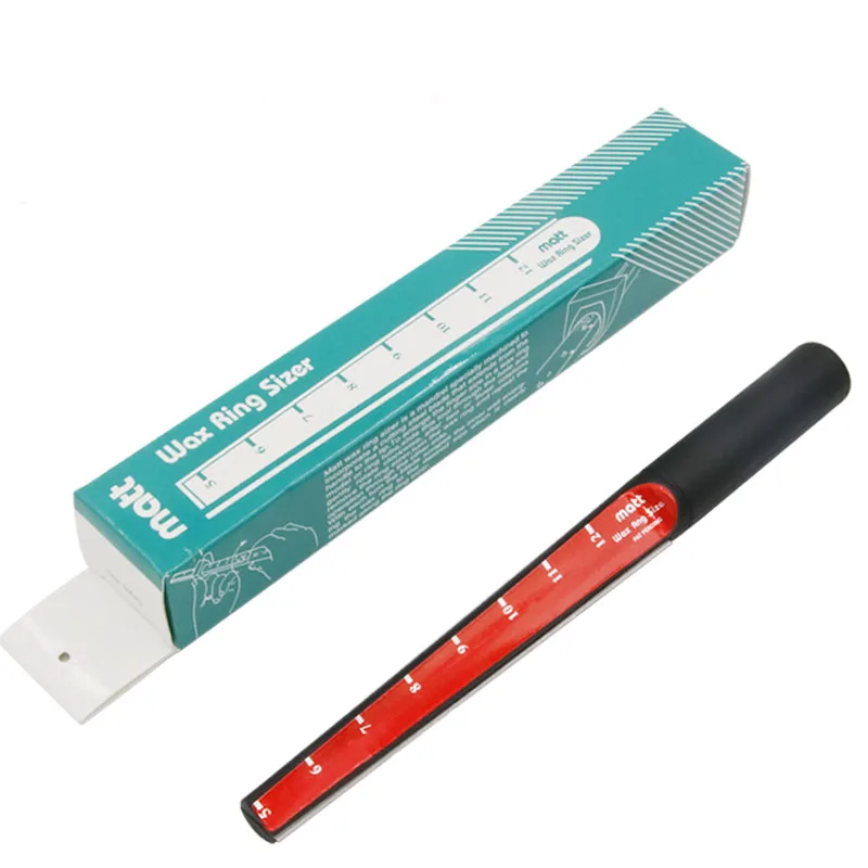 Lightweight Wax Reamer Tube Sizer Ring Stick with Sharp Blade for Jewelry Making Carving and DIY Wax Ring Tool Accessory