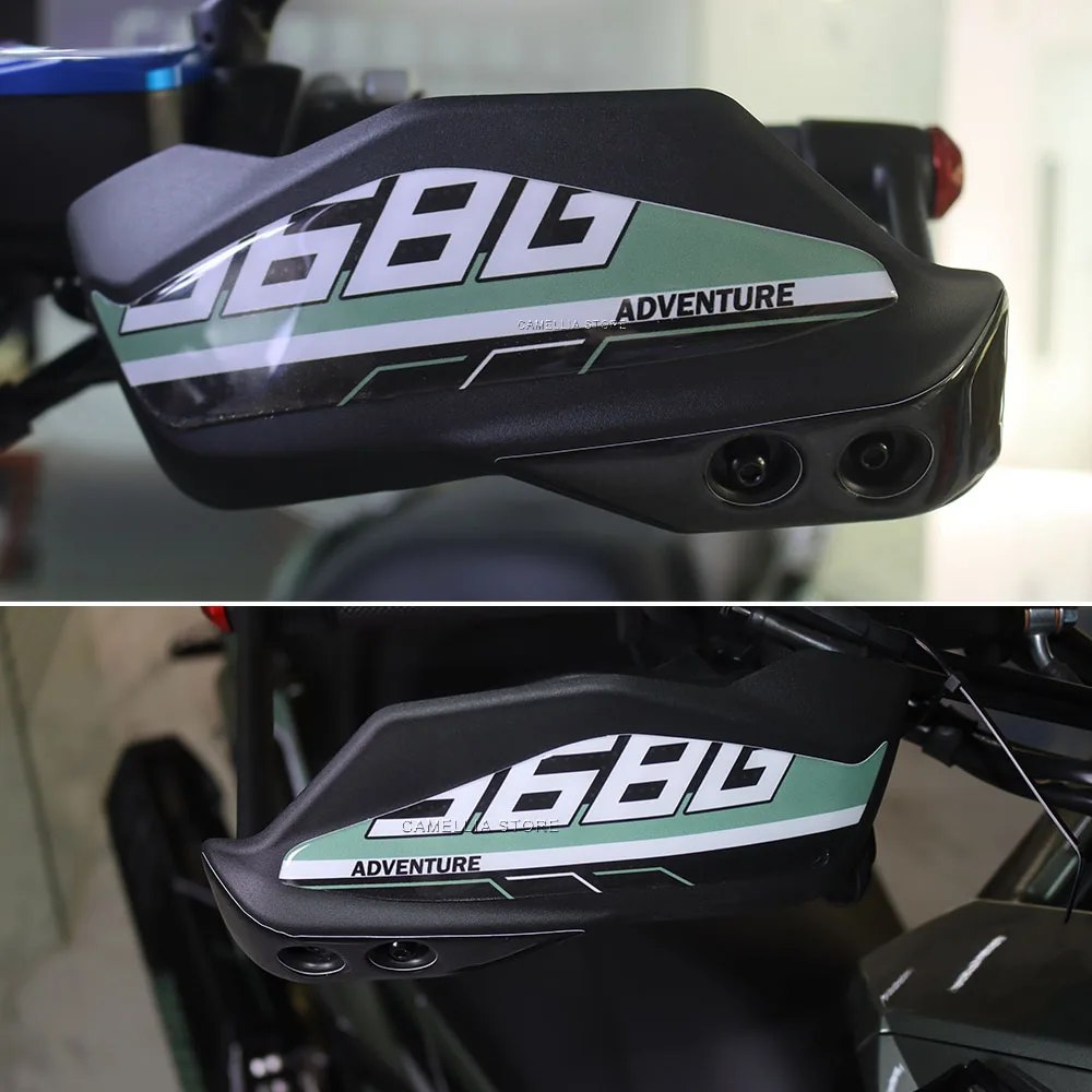 Naklejki na osłony dłoni do motocykla Zontes 368G 2025, żywica epoksydowa 3D, wodoodporne, akcesoria motocyklowe, naklejki motocyklowe