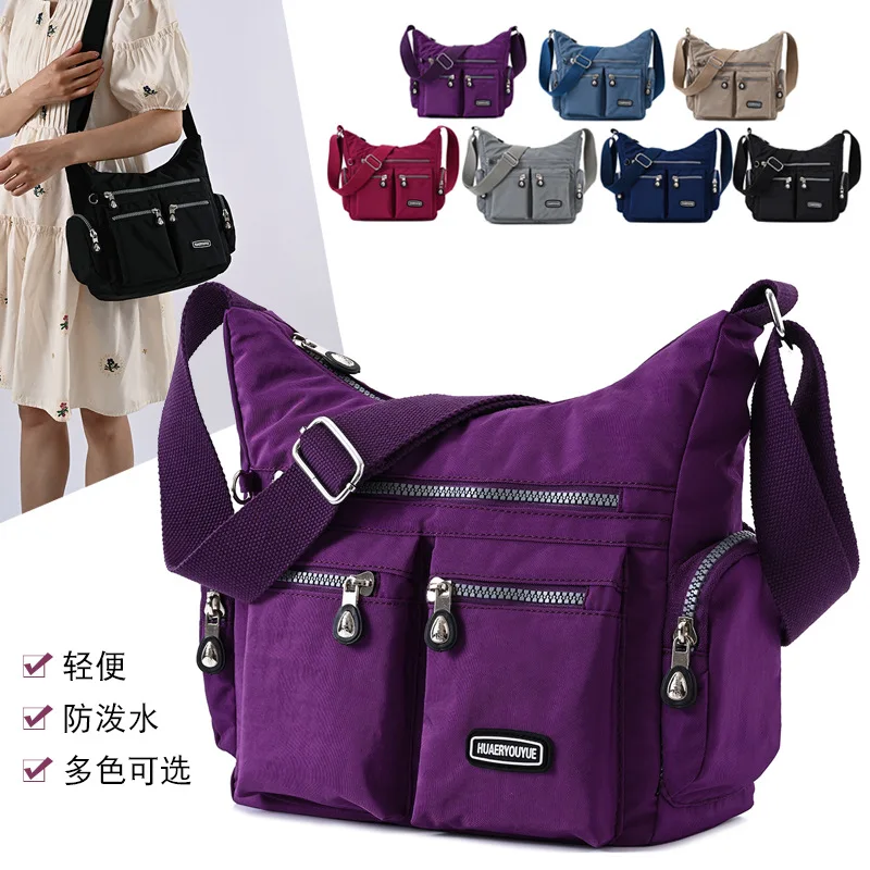 Borsa a tracolla da donna borsa da viaggio femminile in Nylon borsa a tracolla da donna borsa a tracolla leggera borsa in tessuto resistente