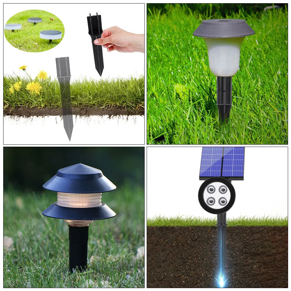 

1Set Plastic Light Pole Connectors Durable Weatherproof Outdoor Garden Landscape Lighting Accessories Light Pole
