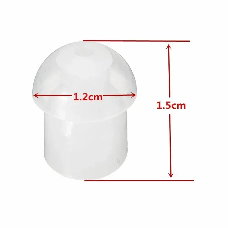 20 قطعة اسلكية تخاطب الصوتية لفائف الهواء أنبوب سيليكون داخل الأذن سماعات الفطر سماعة الأذن برعم استبدال راديو سماعة