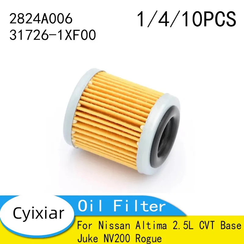 Transmission Oil Cooler Filter for Nissan Altima 2.5L CVT Base Juke NV200 Rogue 2824A006 31726-1XF00