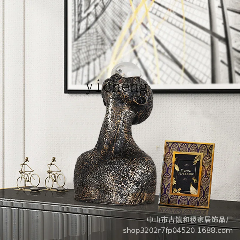 DSA modern soft decoration avatar decoration model room portrait sculpture artwork ornament room decor
