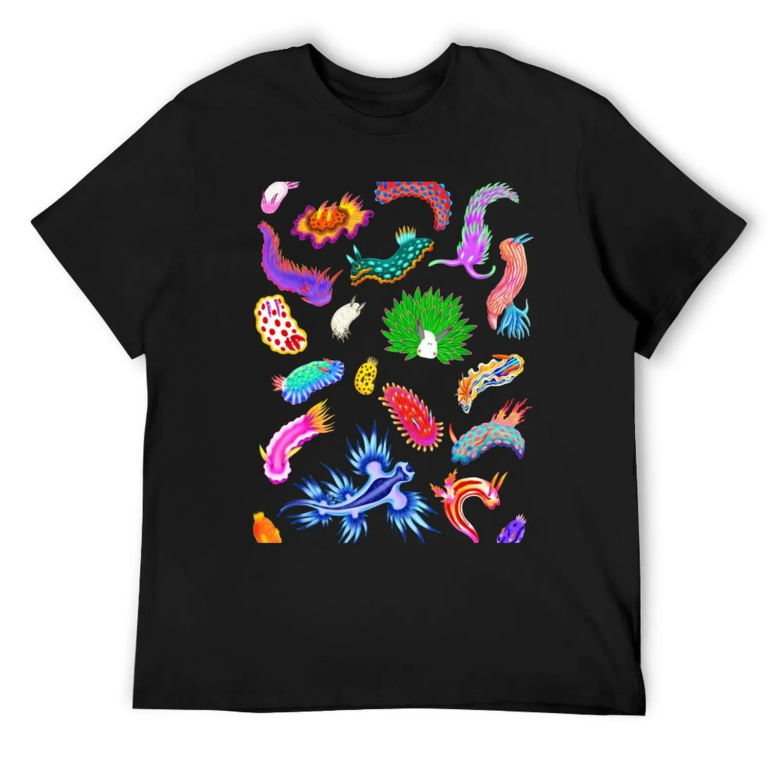 

Rainbow Nudibranchs (Sea Slugs) Assortment T-Shirt korean fashion graphic t shirts summer shirt custom shirt sweat shirts, men