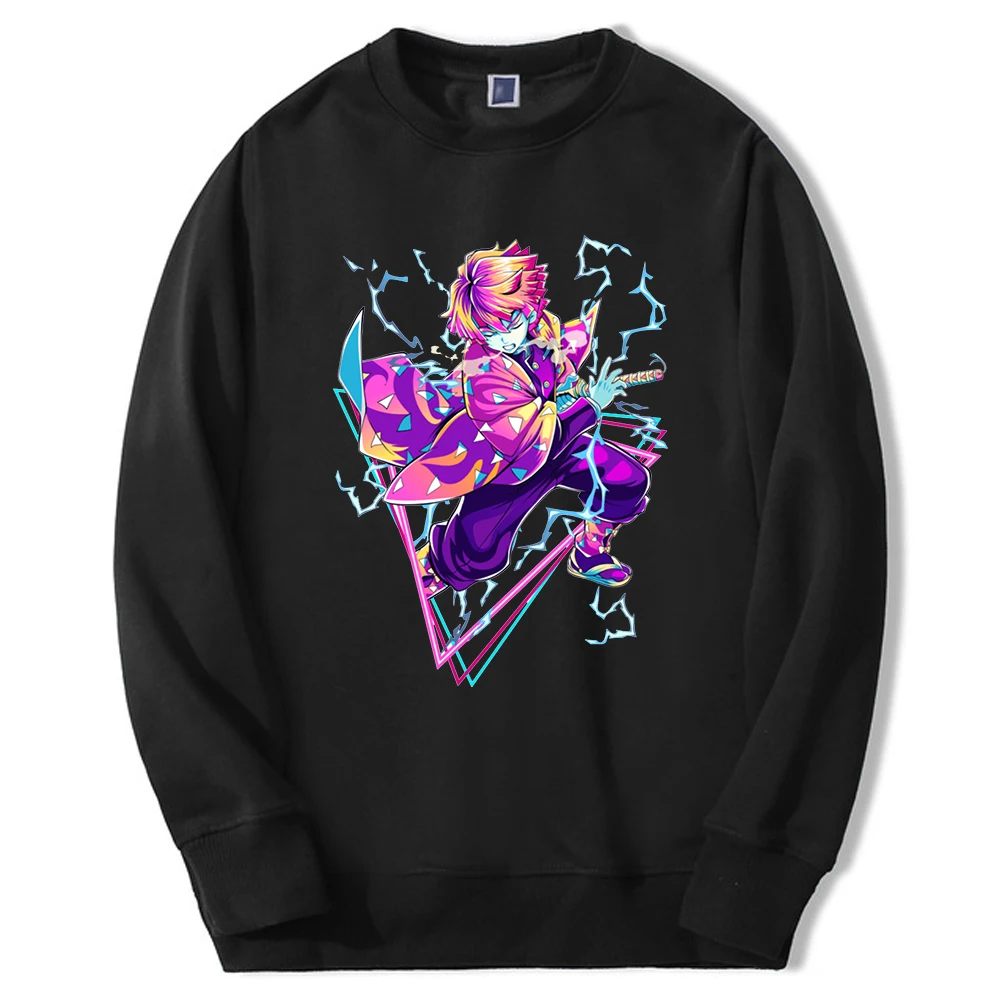 

Demon Slayer Hot Japan Anime Hoodies Mens Zentisu Manga Graphic Crewneck Sweatshirt Harajuku Loose Oversize Moletom Pullover