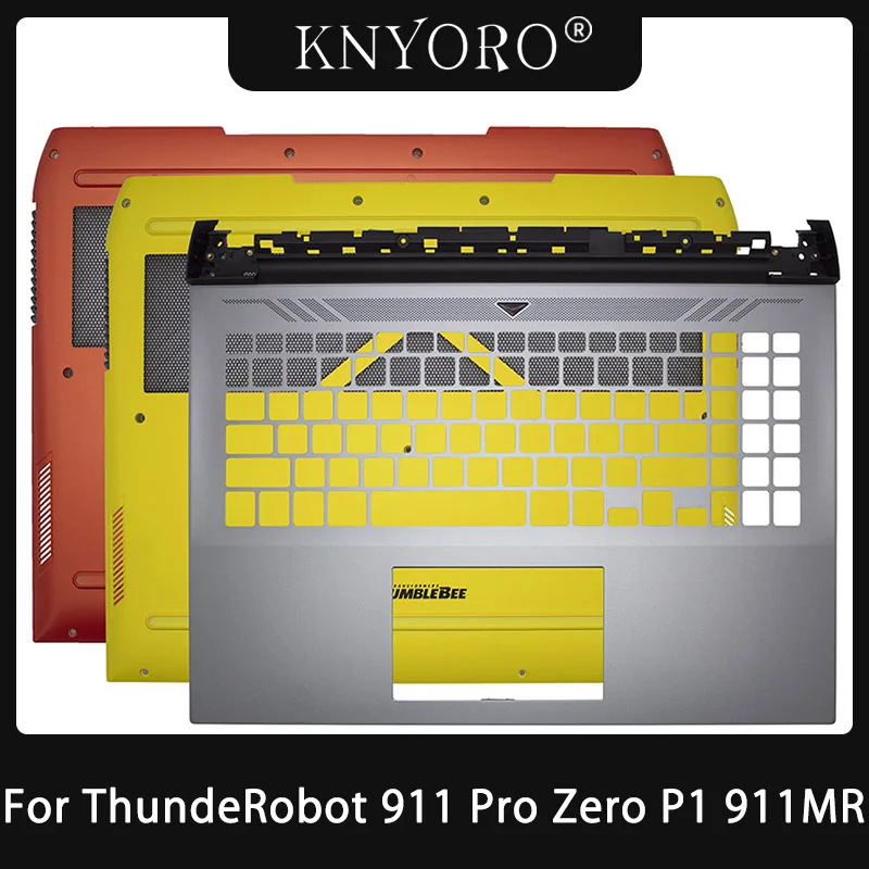 

New For ThundeRobot 911 Pro Zero P1 911MR Laptop Palmrest Upper Top Case Bottom Cover Case Base Shell Replacement