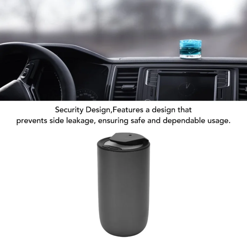 Low Noise Waterless Essential Oil Diffuser Aluminum Alloy Portable Leak Proof Aromatherapy Diffuser For Car Home 15ml