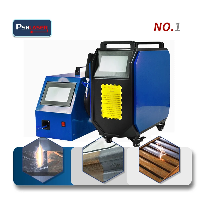 Mini Portable Laser Machine 1KW 1.5KW 2KW for Cutting + Welding + Cleaning 3 in 1 Multifunctional Handheld Welder