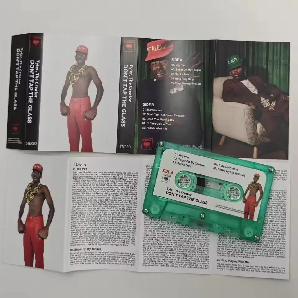 

Rap OFWGKTA Music Tape DON'T TAP THE GLASS Album Big Poe Cassettes Cosplay Recorder Walkman Car Soundtracks Box Party Music Gift