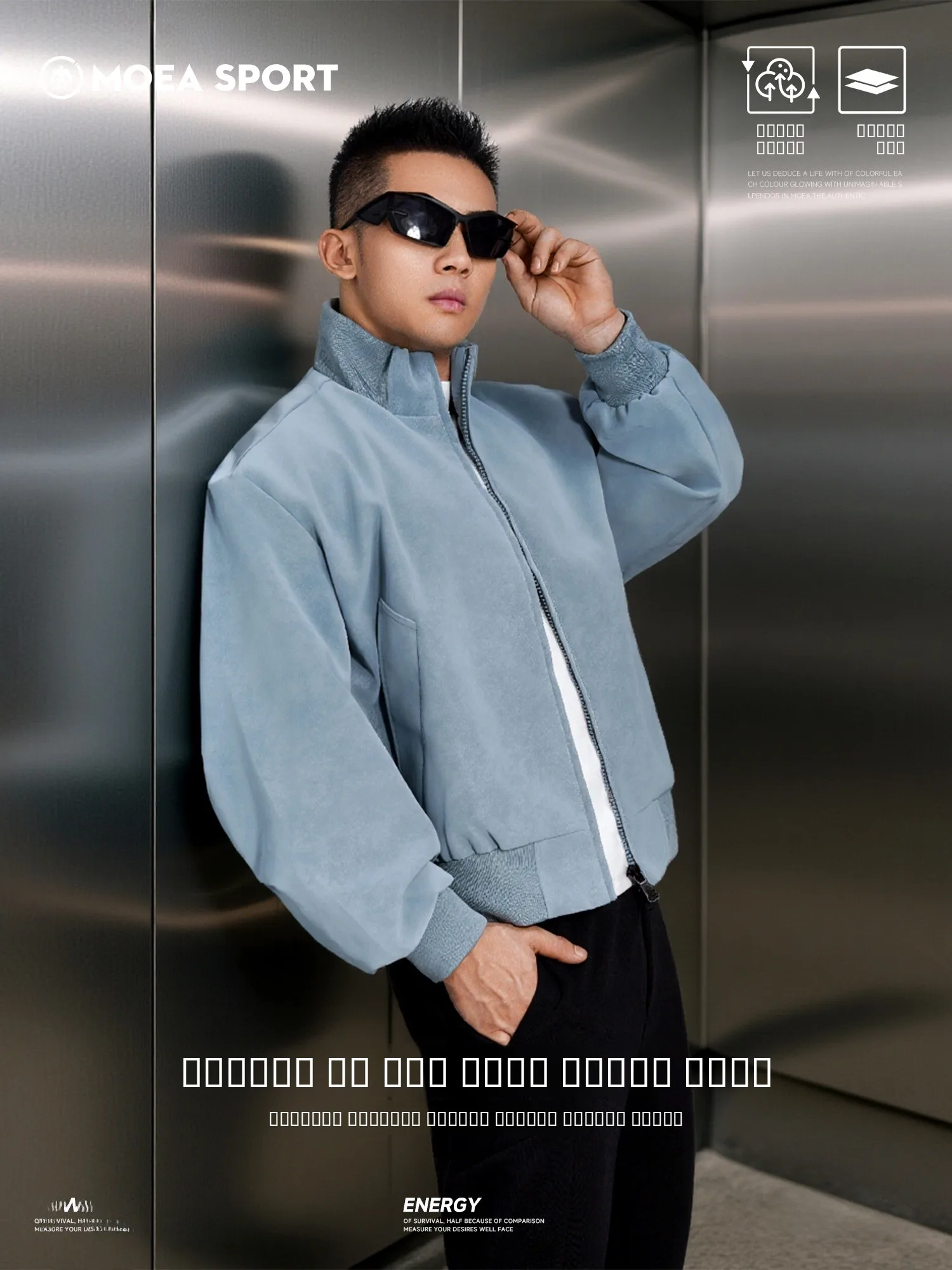 

Waterproof American Sle Spring Jaet Loose Fit Collared Men's Faionable Casual Outerwear ort Length Polyester