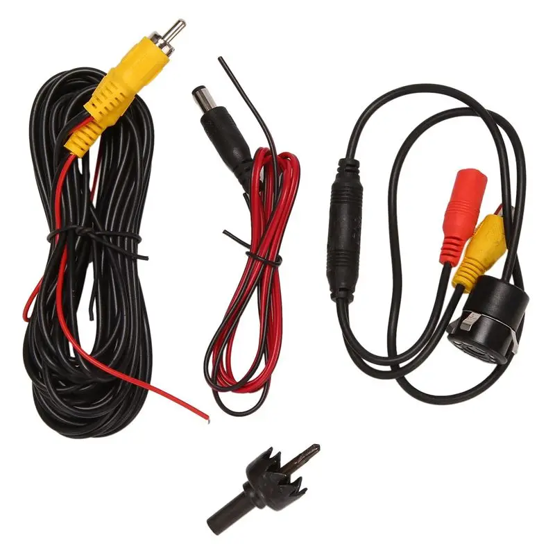 2X Car Rear View Camera 8-LED Round Back Up Camera 170 Degree Rear Vision HD Night Vision Universal-N30R
