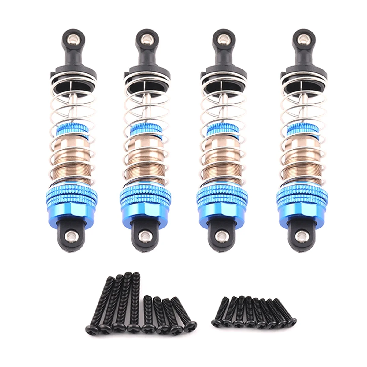 1 Set RC Car Metal Shock Absorber for SCY 1/16 MJX H16H 14301,14210 1/16 1/12 1/14 Upgrade Parts Accessories 81mm C