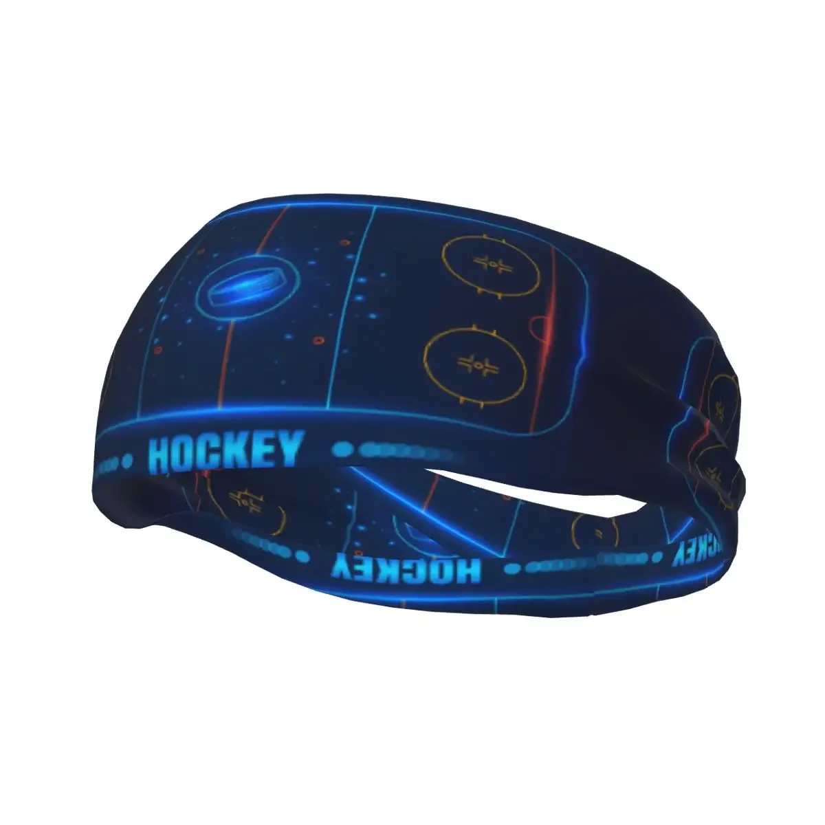 Custom Ice Hockey Sport Headbands for Women Men Stretchy Moisture Wicking Gym Sweatband