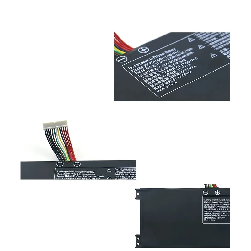 4100mah for jingdun u43e1 for wheat s436 pf4wn-03-17-3s1p-0 laptop battery