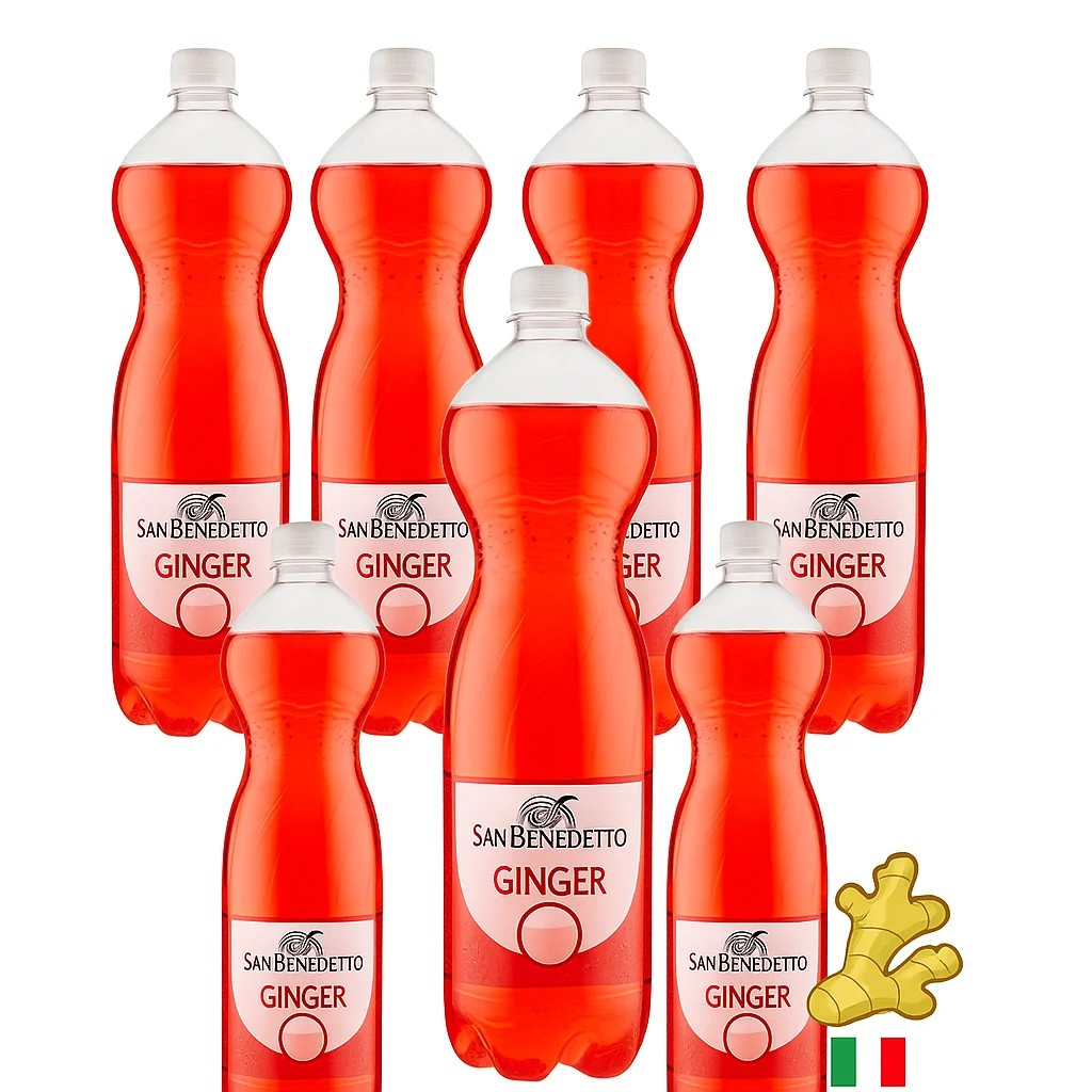 Ingwerkohlensäurehaltige Limonade 1,5 l x 7- San Benedetto