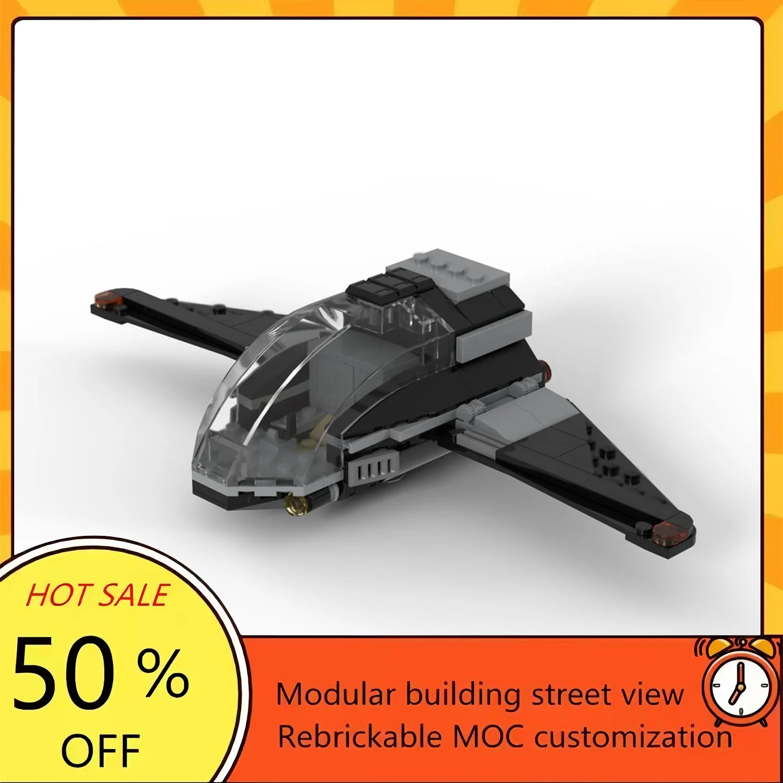 

Набор из 160 деталей: популярная модель космического корабля из фильма «Звездные войны», конструктор MOC, модульные технологичные кирпичики, подарок на праздник, игрушка для сборки для детей