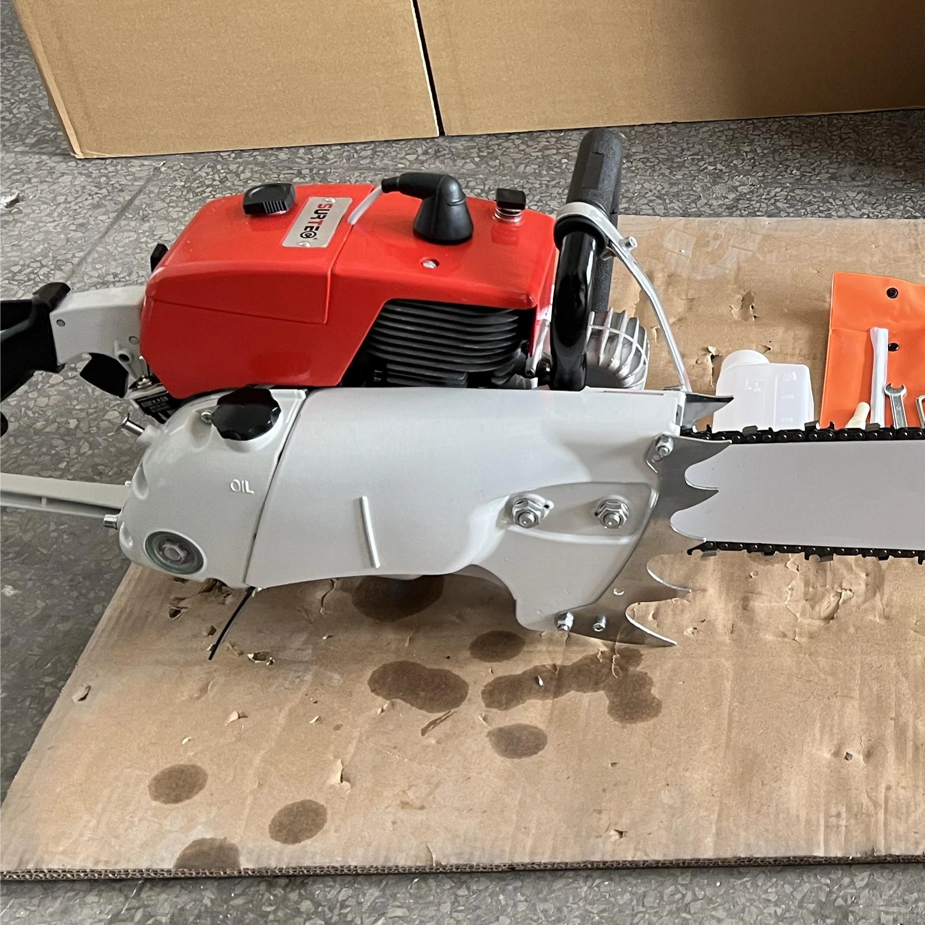 

Промышленная профессиональная бензопила 070 105 куб.см, мощная машина для лесных исследований, настраиваемая поддержка OEM