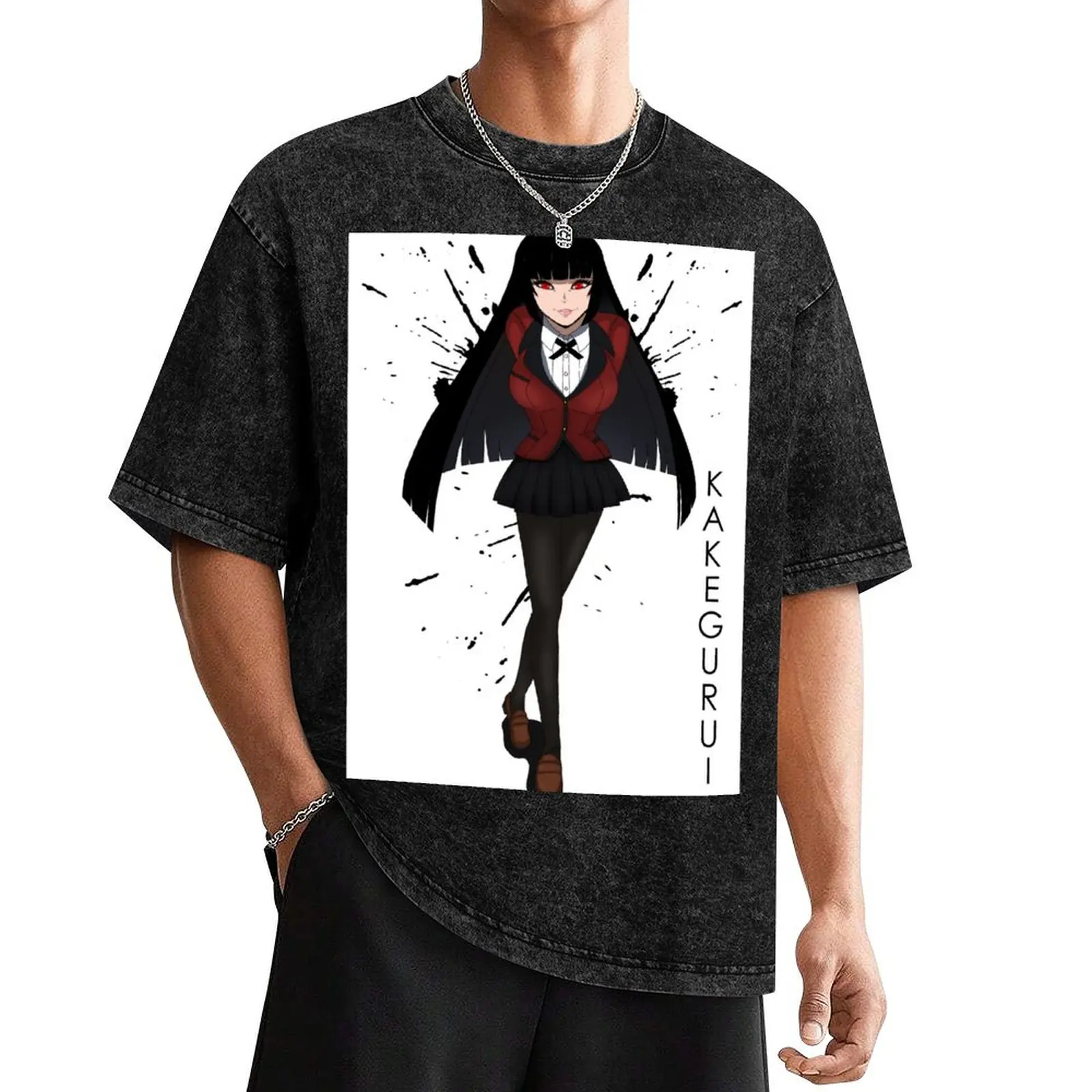 Jabami Yumeko - Kakegurui T-Shirt street wear tees oversizeds t shirt for men