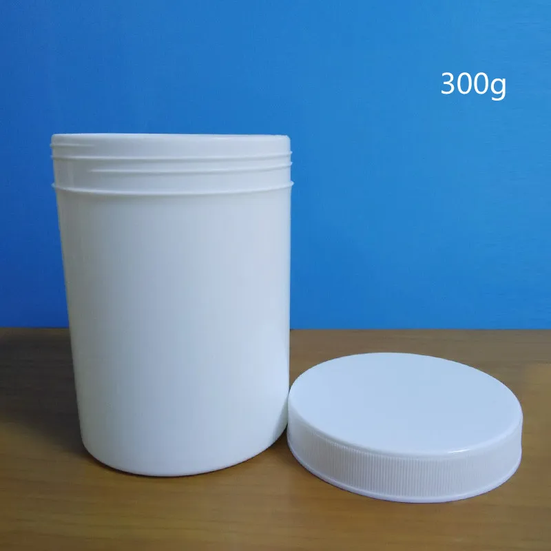 10pcs100/200/250/300/500/1000ml  White PlasticJar  Plastic Bucket Tank/Mask Jar/Cream Jar Empty Cosmetic Containers Makeup Box