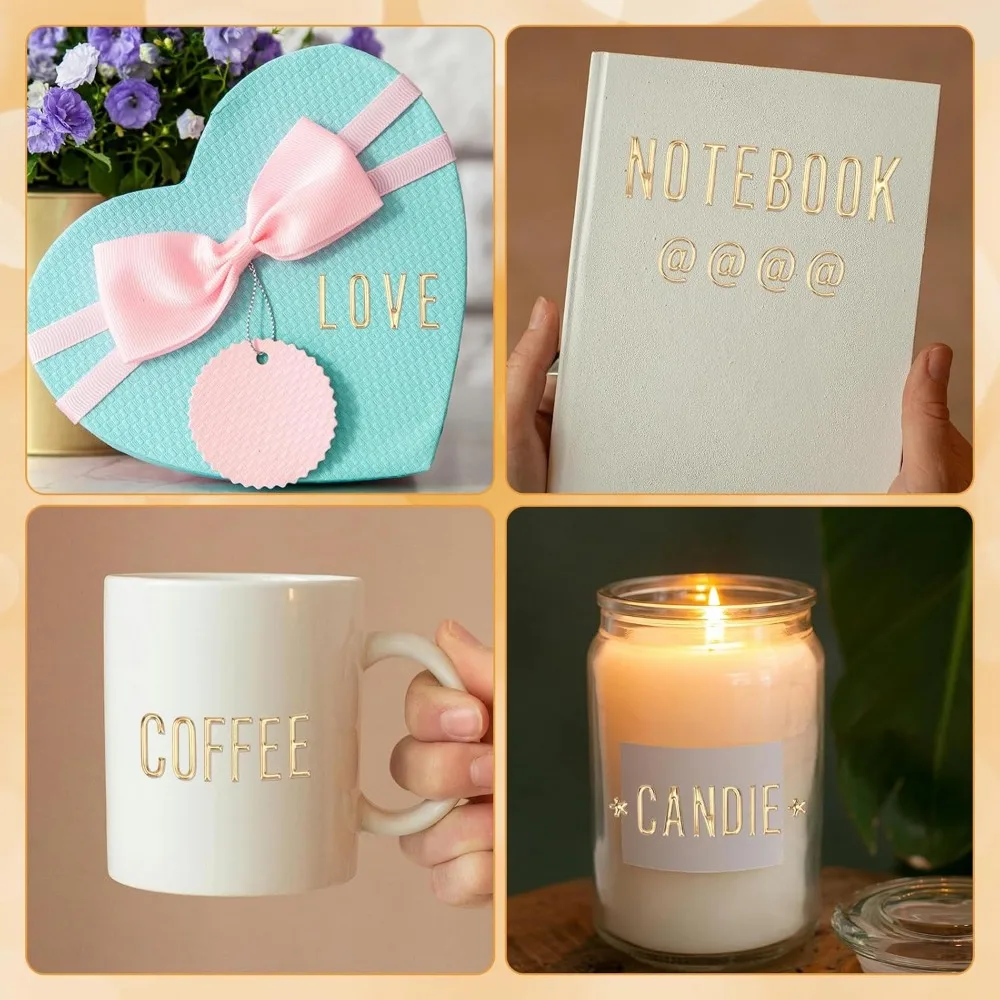 3 أوراق ثلاثية الأبعاد الذهب منتفخ أرقام الحروف ملصقات 1 بوصة الذهبي رغوة الأبجدية ملصقات الحروف DIY بها بنفسك هدية سكرابوكينغ كوب ديكور #5